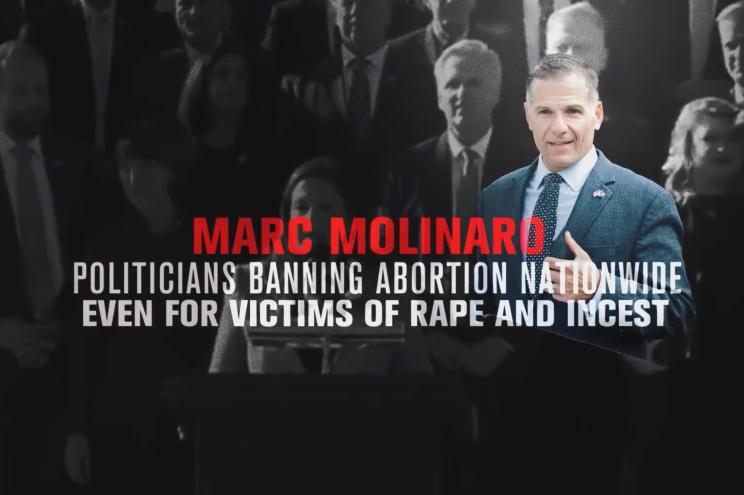 Molinaro has long said he is personally anti-abortion, but has never backed banning it.