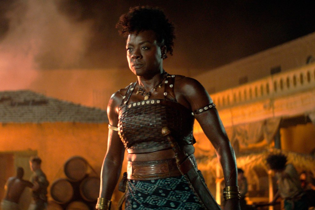 Viola Davis in "The Woman King." 