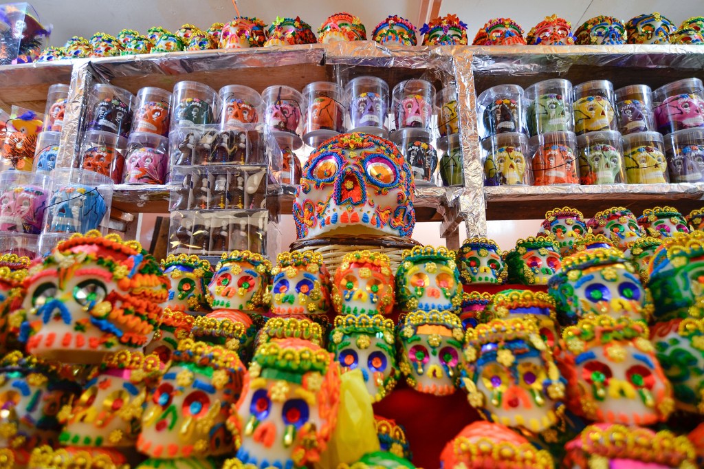 The traditional 'Alfeñique' and Regional Sweet Fair of Toluca, State of Mexico.