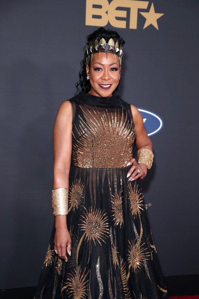 Tichina Arnold attends the 51st NAACP Image Awards, Presented by BET, at Pasadena Civic Auditorium on February 22, 2020