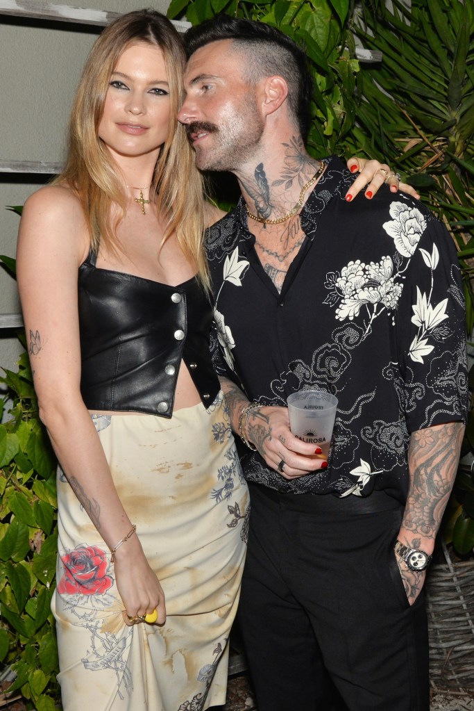 Rocker Adam Levine’s series of sexy, flirty texts with women other than wife Behati Prinsloo (above) resulted in intense public shaming. 