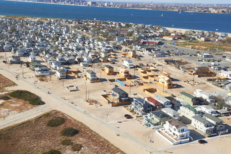 Breezy Point one year after the Hurricane Sandy.