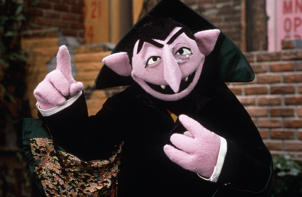 SESAME STREET, Count von Count (Jerry Nelson),  ca. 1990s. 