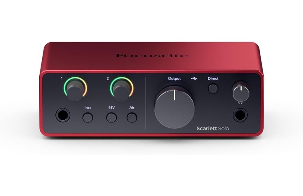 Focusrite Scarlett Solo 4th Gen USB Audio Interface