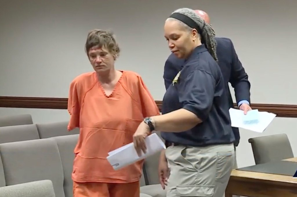 Kyleen Waltman, 39, is charged with trafficking methamphetamine in her purse and pocket, police told The State.