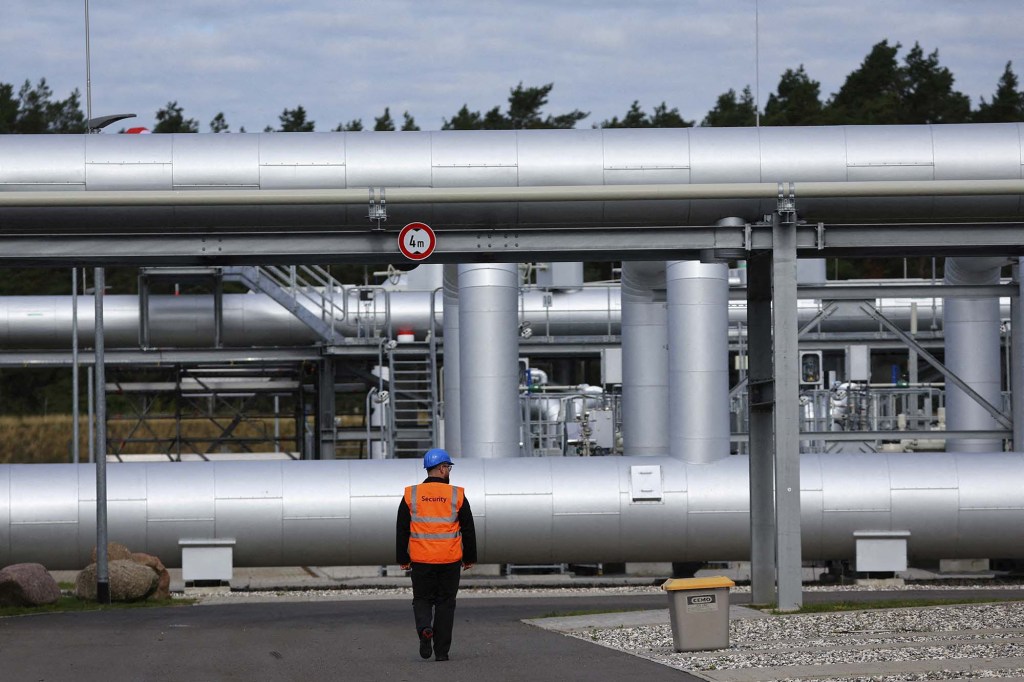 Nord Stream 2 in Lubmin, Germany.