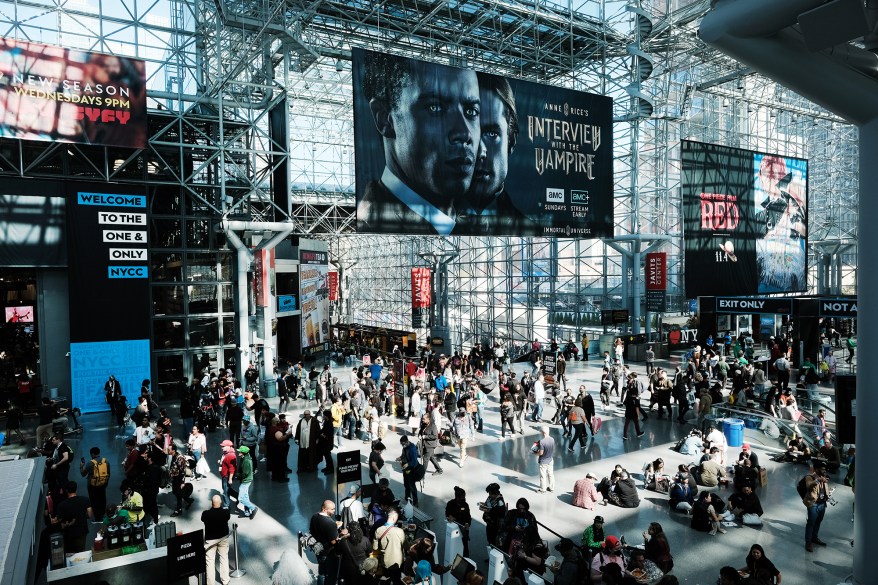 Participants at the annual Comic Con gathering attend the opening day