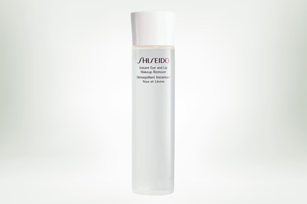 Close up of Shiseido Instant Eye and Lip Makeup Remover.