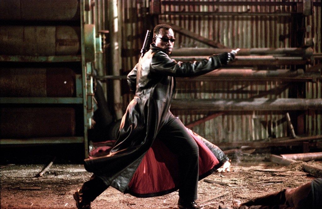 BLADE: TRINITY, Wesley Snipes, 2004.