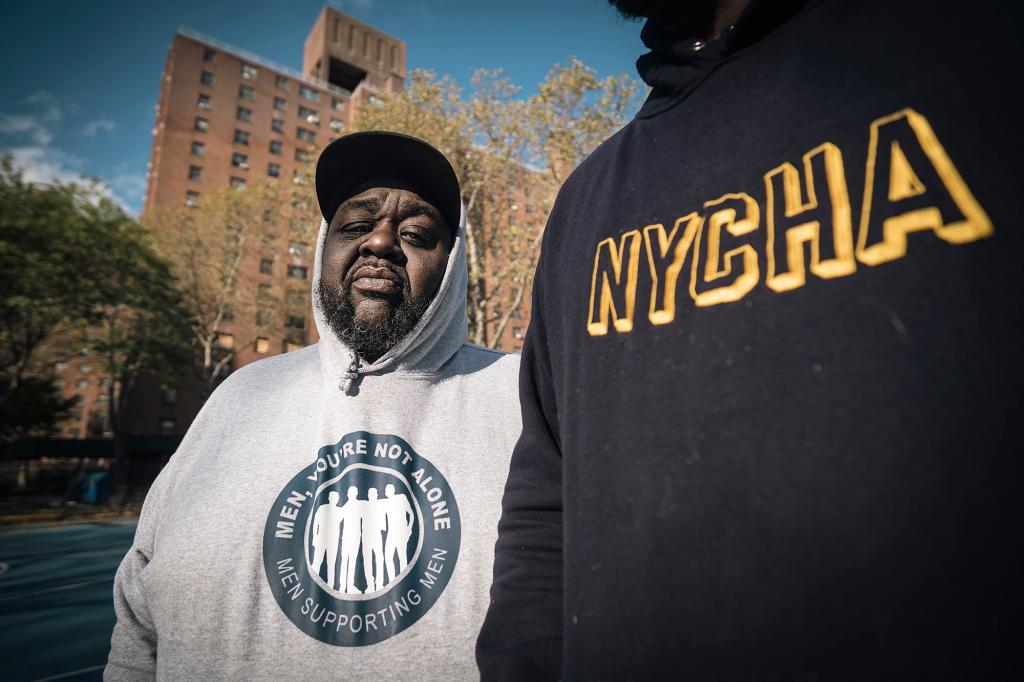 As chairman of NYCHA's Council of Presidents, Barber represents 339,000 fellow tenants.