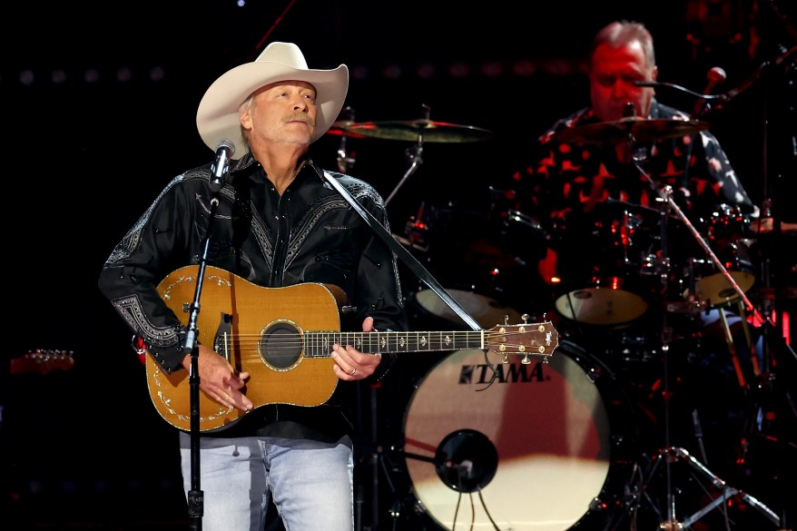 Alan Jackson, who was receiving a Lifetime Achievement award, performs at the 56th CMA Awards on Wednesday, Nov. 9, 2022.