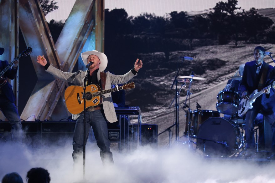 Cody Johnson performs at the 56th CMA Awards at the Bridgestone Arena on Wed. Nov. 9, 2022.