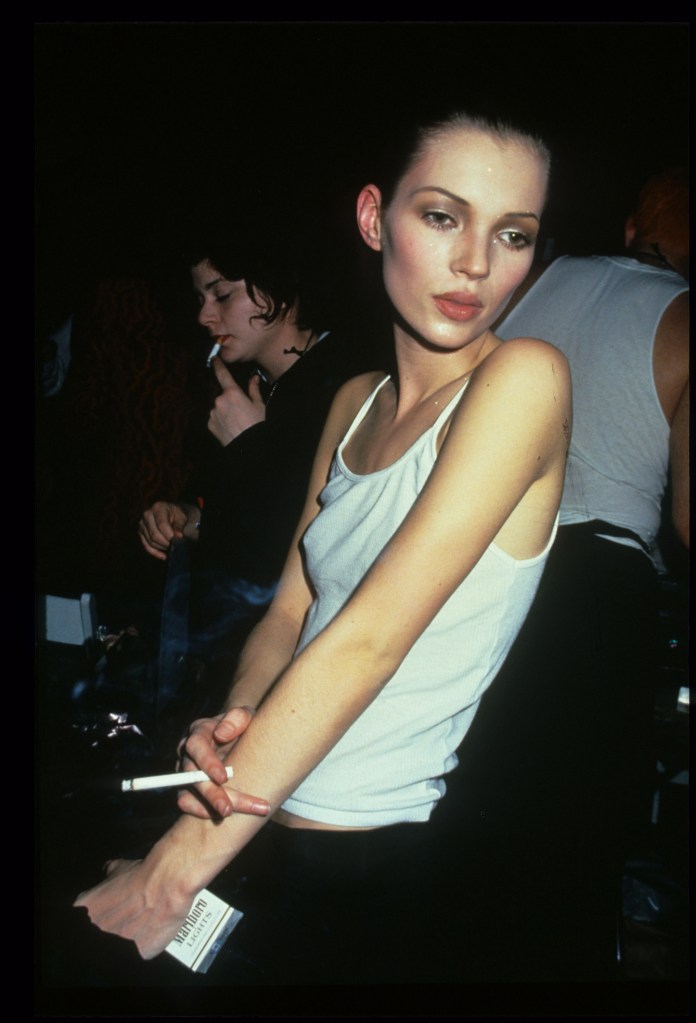 Kate Moss was a "heroin chic" poster girl in the '90s. 
