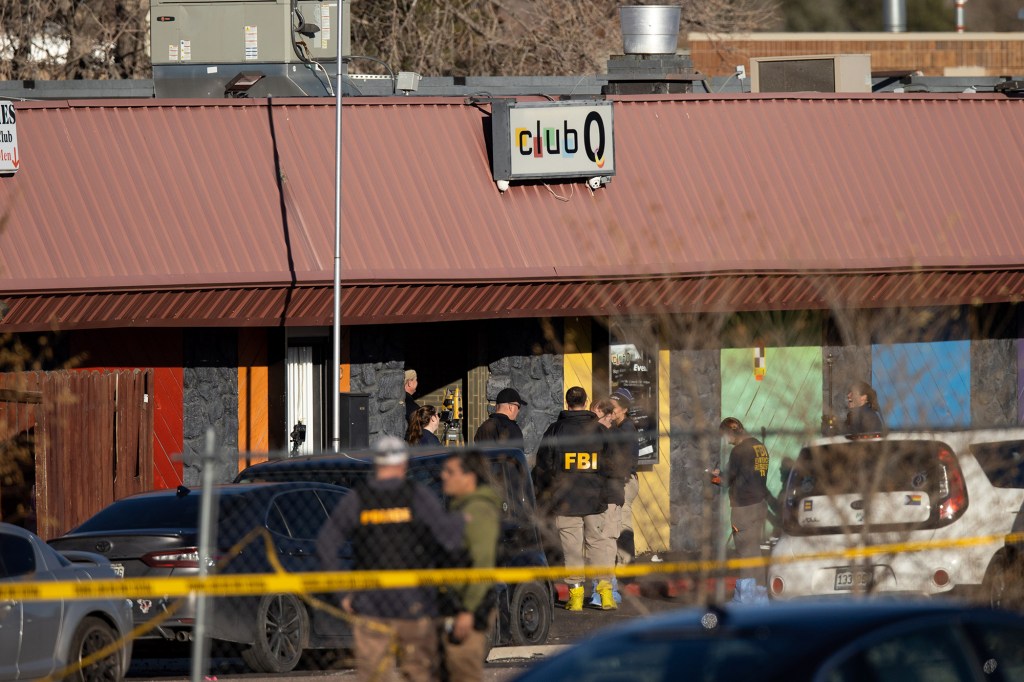 The shooting took place during a drag performance at Club Q on Saturday night.