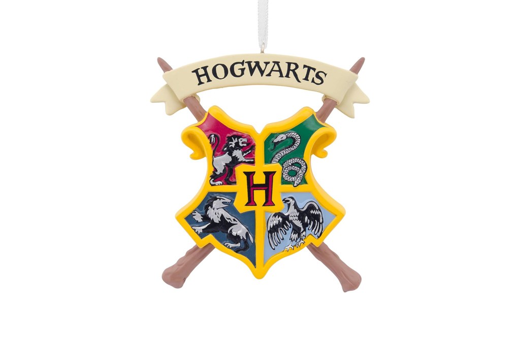 Hallmark Harry Potter Hogwarts Crest Christmas Ornament