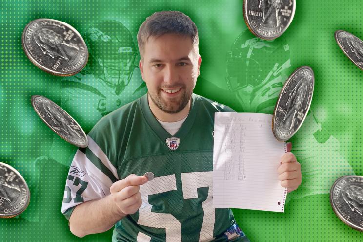 Alex Noon and his trusty 1994 quarter have become a prophecy for the Jets' season.