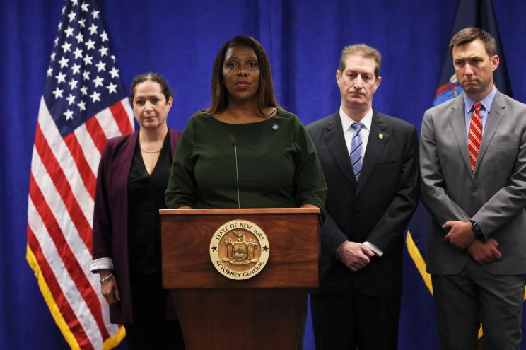 New York Attorney General Letitia James.