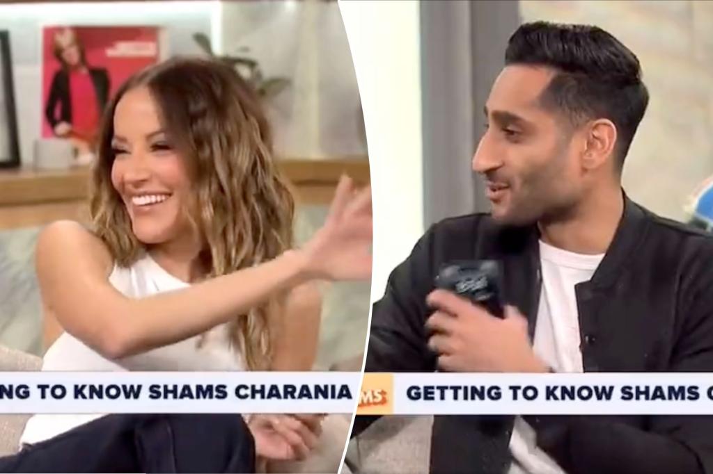 kay adams flirts with shams charania on 'up & adams'