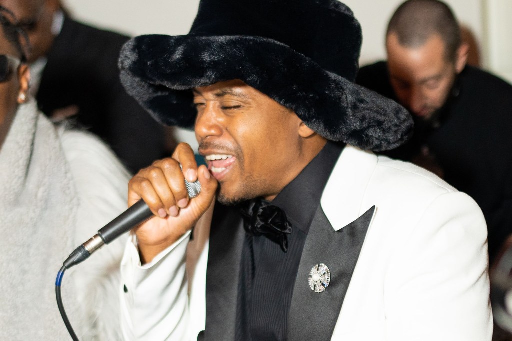 Nas at his album release party in New York City over the weekend.