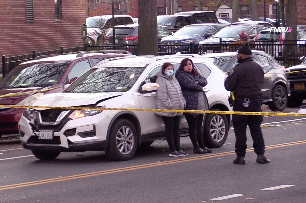 The woman was crossing 84th Street in the middle of the block 