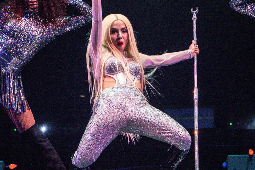 Ava Max onstage during iHeartRadio's Jingle Ball on Friday, Dec. 10, 2022.