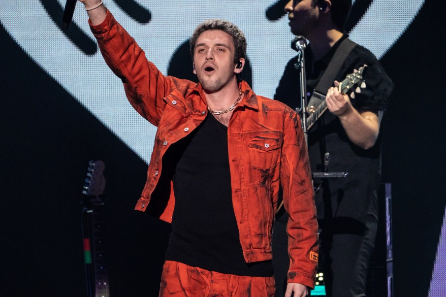 Lauv performs during his set at iHeartRadio's Jingle Ball on Friday, Dec. 10, 2022.