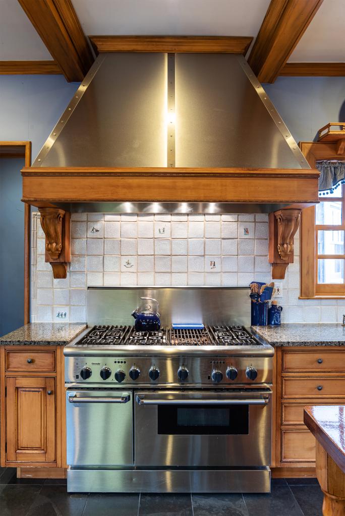 Interior of a kitchen.