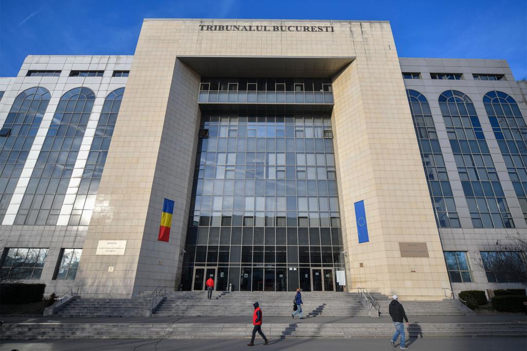 Bucharest courthouse.