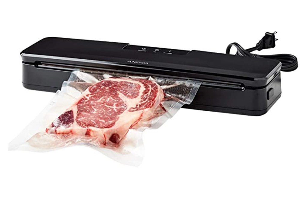 Black vacuum sealer. 
