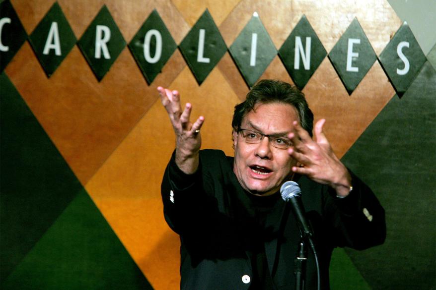 Comedian Lewis Black performing at Caroline's in 2005.