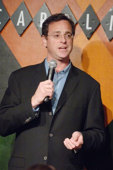 The late Bob Saget performing at Caroline's.