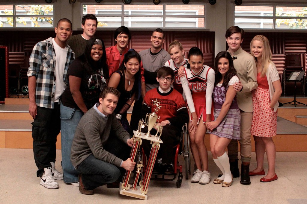 The original cast of "Glee"