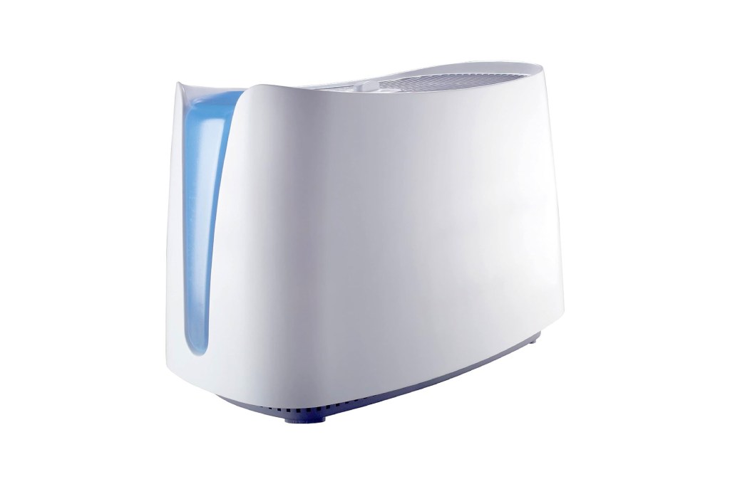 A white humidifier. 