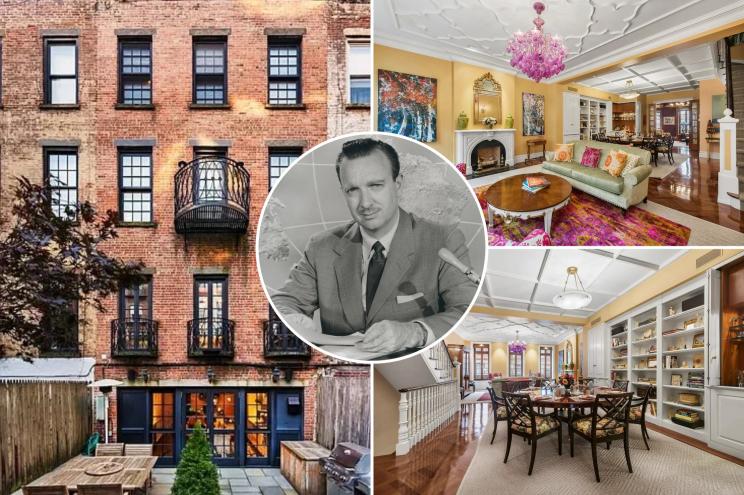 Walter Cronkite's longtime New York City brownstone sold quietly for $7.25 million.