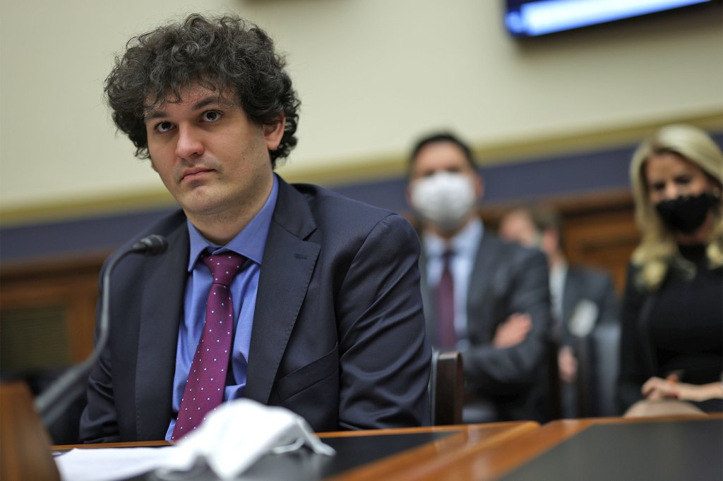 CEO of FTX Sam Bankman-Fried testifies during a hearing before the House Financial Services Committee at Rayburn House Office Building on Capitol Hill December 8, 2021 in Washington, DC.