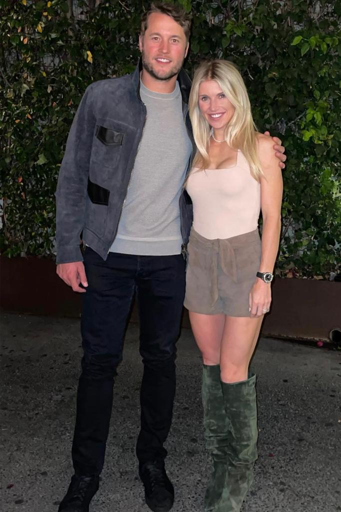 Rams quarterback Matthew Stafford and his wife, Kelly.