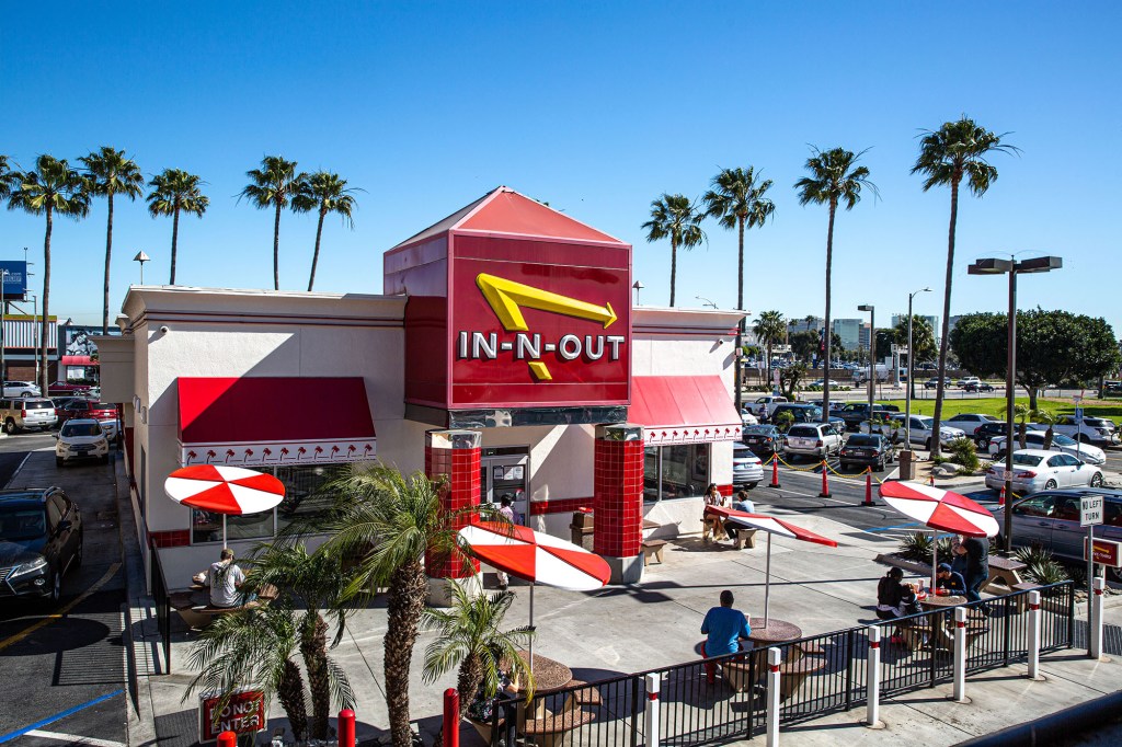 There are currently 385 In-N-Out locations throughout California, Nevada, Arizona, Utah, Texas, Oregon and Colorado.