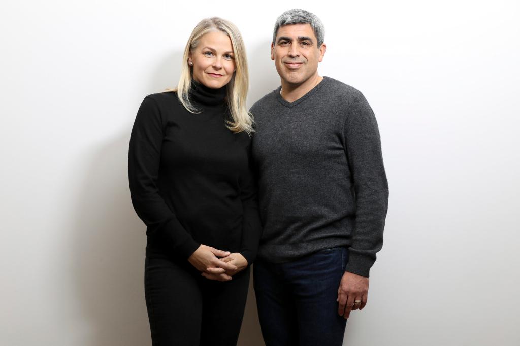 Casual portrait of New York City FC director of football operations Claudio Reyna and his wife, Danielle Egan Reyna, posing during photo shoot at home.Bedford Corners, NY 12/6/2018