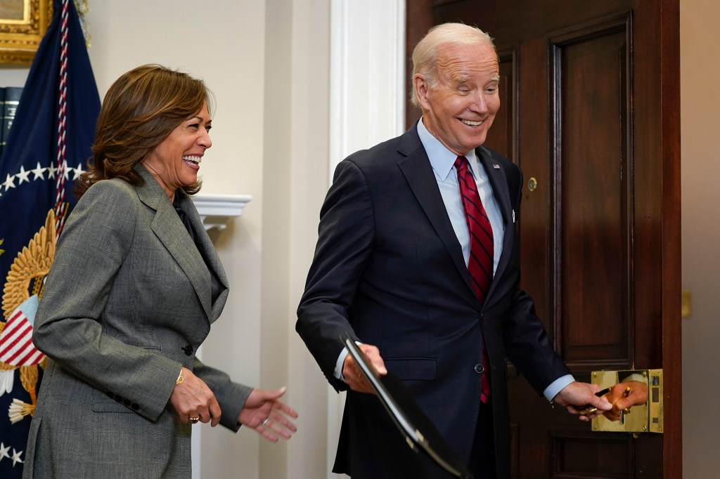 Biden and Harris