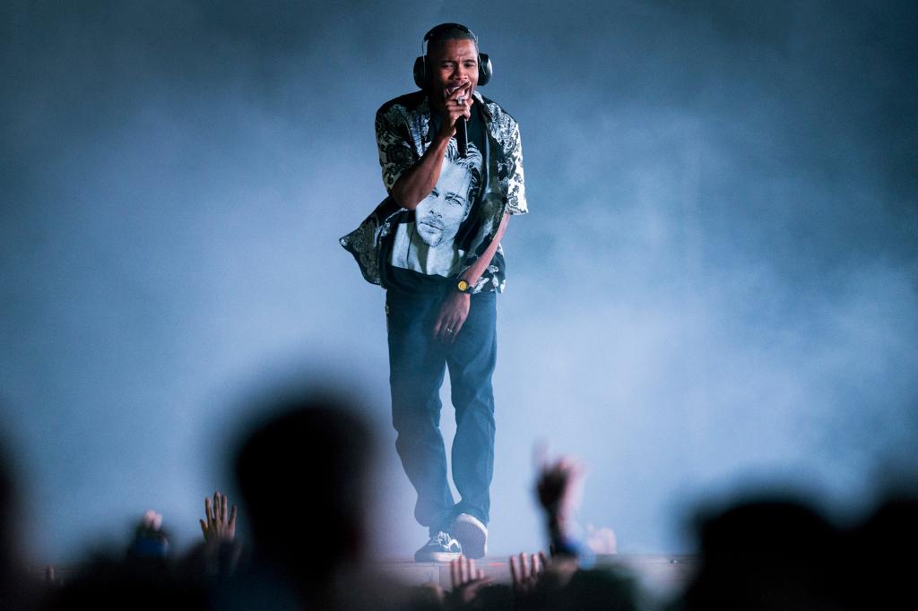 Frank Ocean performs at The Parklife Festival 2017 at Heaton Park on June 11, 2017, in Manchester, England.