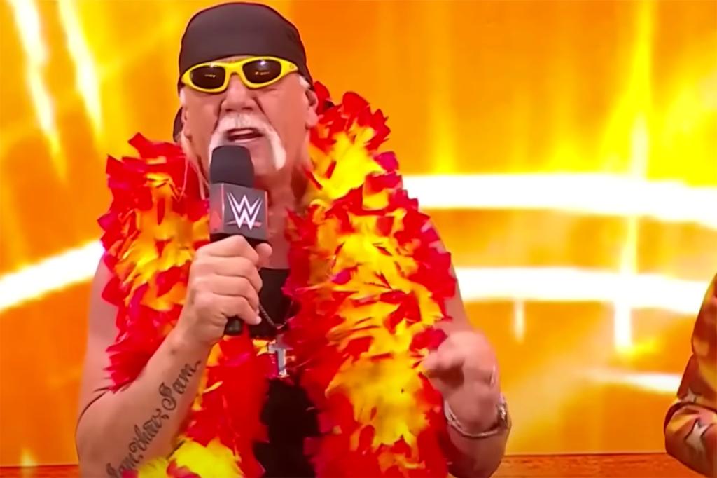 Hulk Hogan at Raw XXX on Jan. 23, 2023.