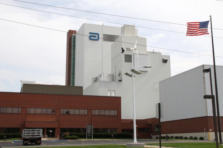 An Abbott Laboratories manufacturing plant in Sturgis, Michigan on Sept. 23, 2010