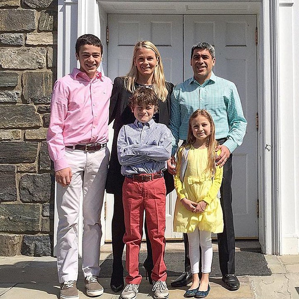 Claudio Reyna and family, wife, Danielle and current USMNT player Gio Reyna in 2016.