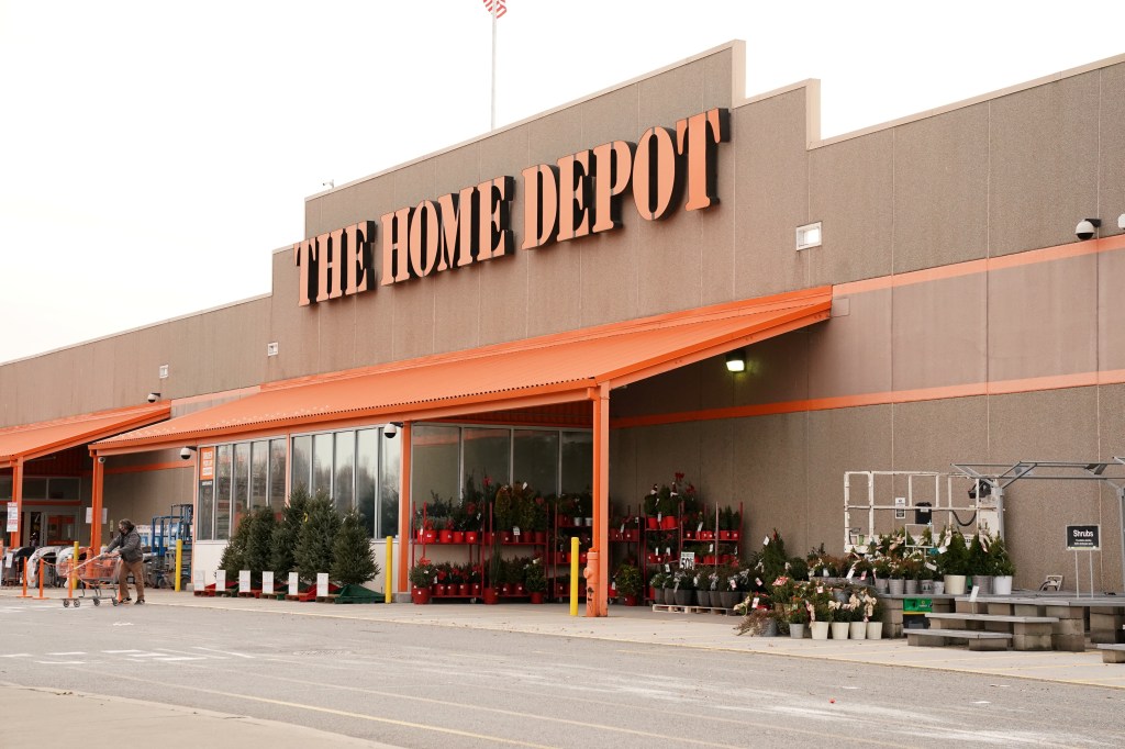 A general view of a Home Depot store as seen in Paterson, NJ 