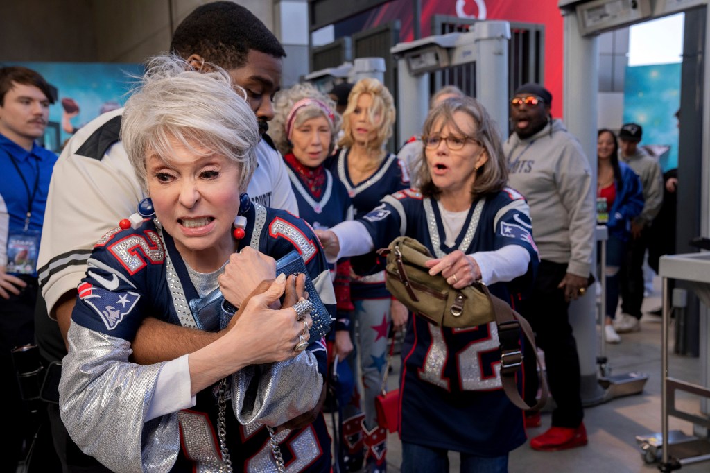 The Oscar-winning actress revealed Saturday that she had to tone down her dancing for a musical sequence in her film "80 for Brady."