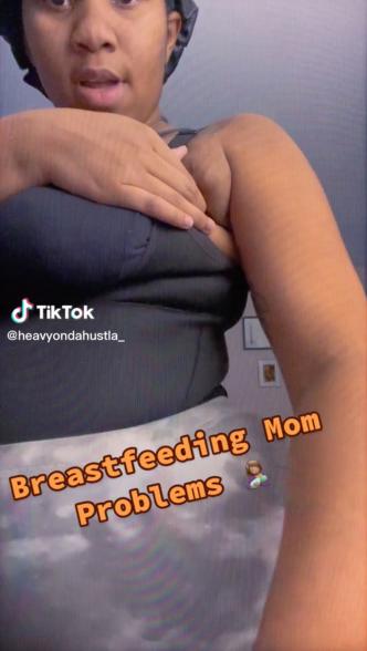 A Georgia-based mom named Heaven virally revealed that she's producing milk from a duct in her armpit.