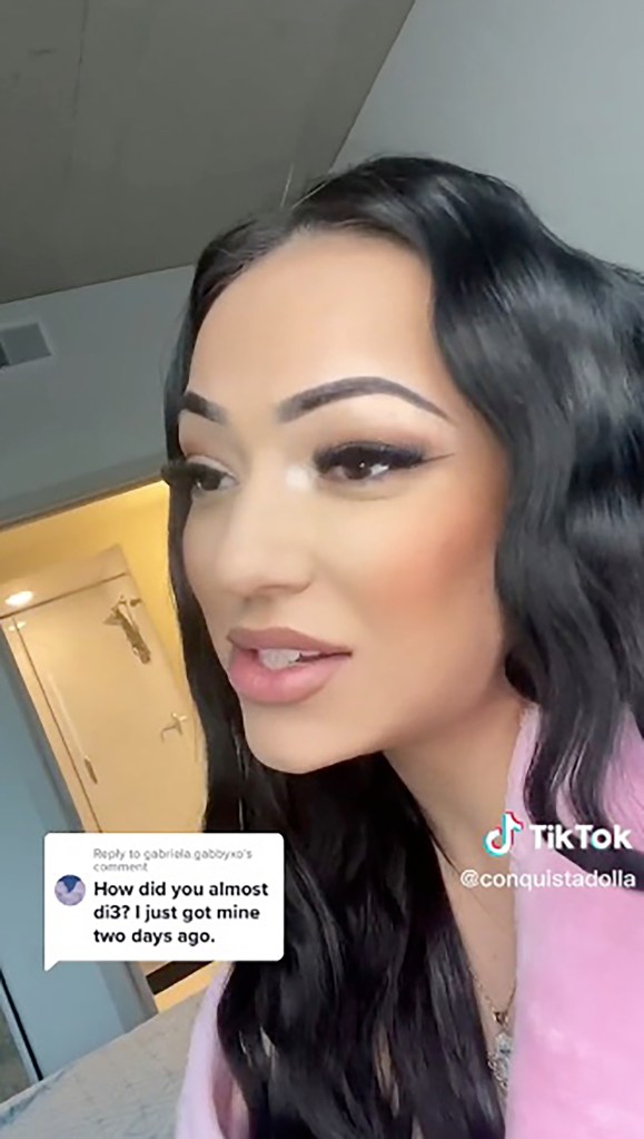 The TikTok creator explained that she got the procedure done in 2019, and everything was going well--perfect, even--until she started to notice about six months in that one booty cheek was bigger than the other.