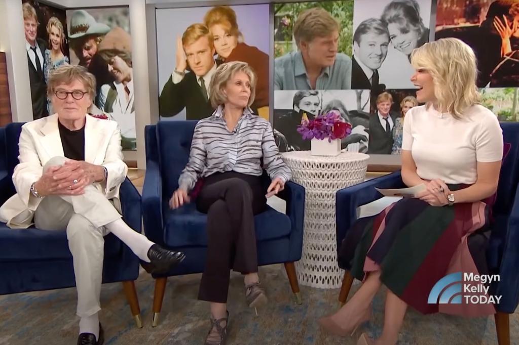 Megyn Kelly interviewed Jane Fonda and Robert Redford in the fall of 2017, when she was host of NBC's "Megyn Kelly Today."