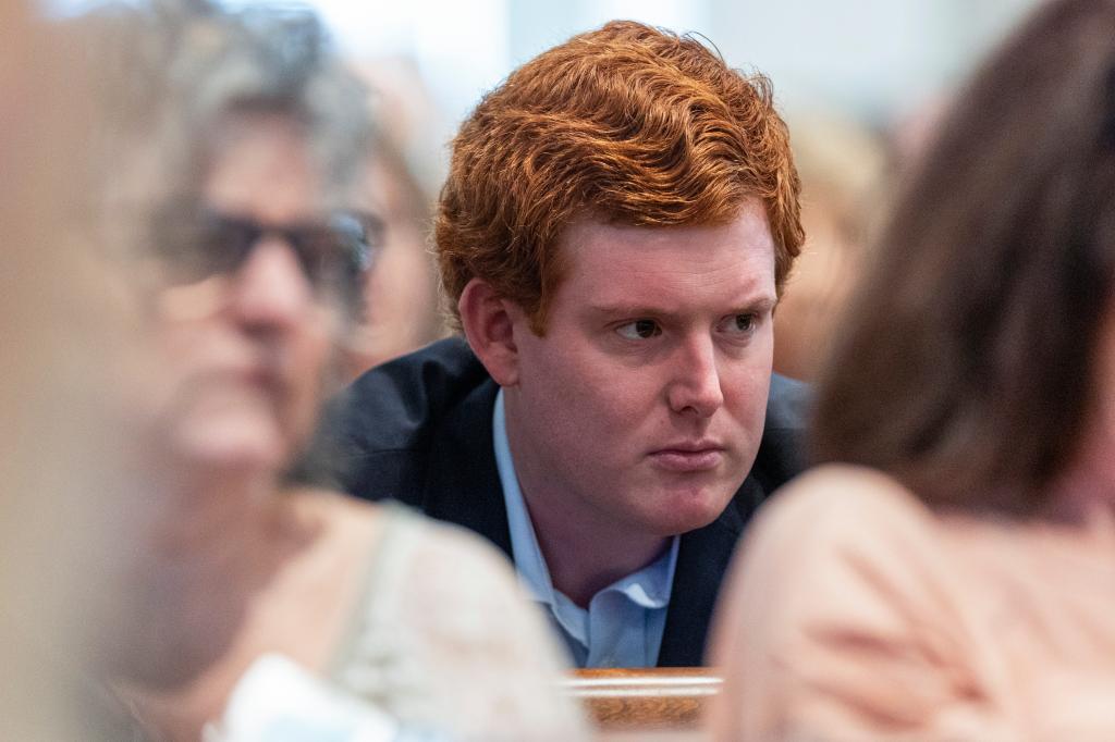 Buster Murdaugh pictured in court.