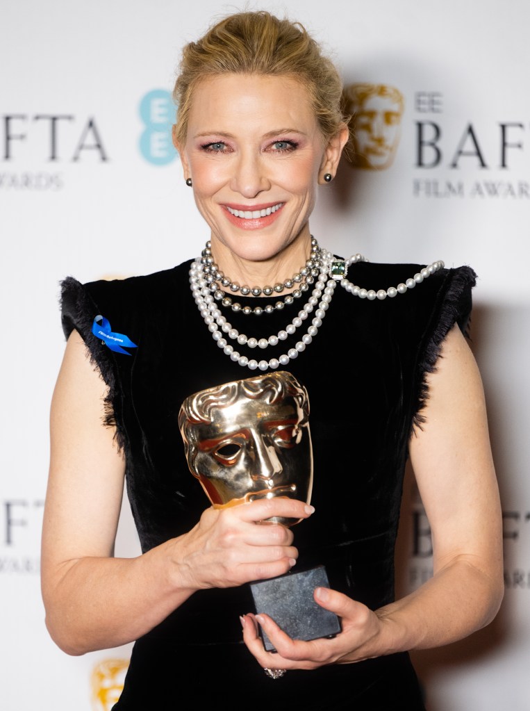 Cate Blanchett won the BAFTA for best actress for her performance in "Tár." 